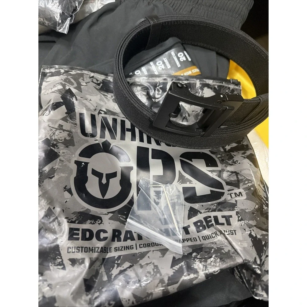 Unhinged Ops EDC Ratchet Belt. Customizable Quick Adjust NWT